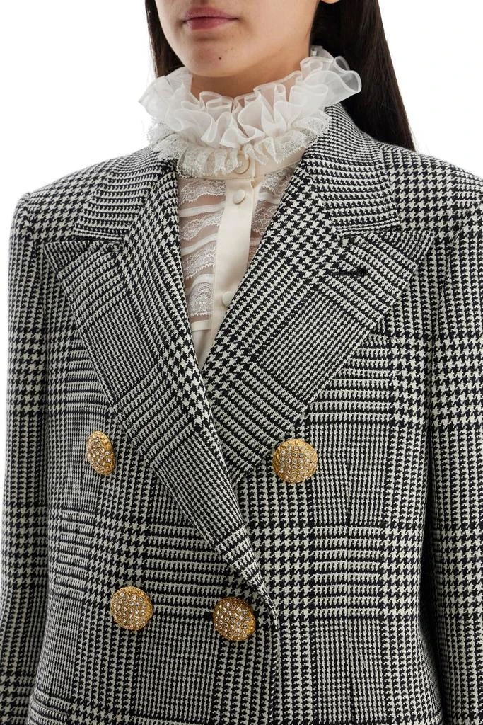 Valentino Valentino Double-Breasted Checked Blazer 4