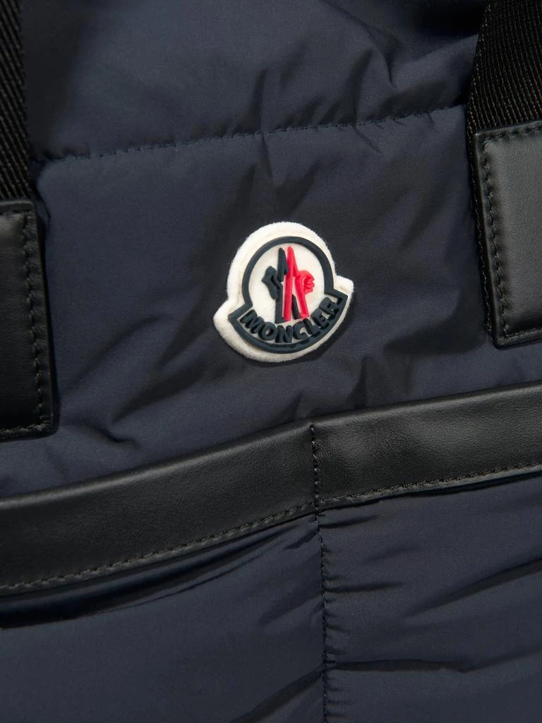 Moncler Moncler Enfant Baby Quilted Tote Changing Bag in Navy 7