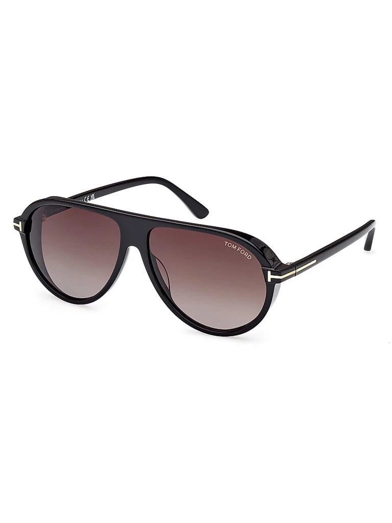 Tom Ford Marcus 60MM Pilot Sunglasses 1