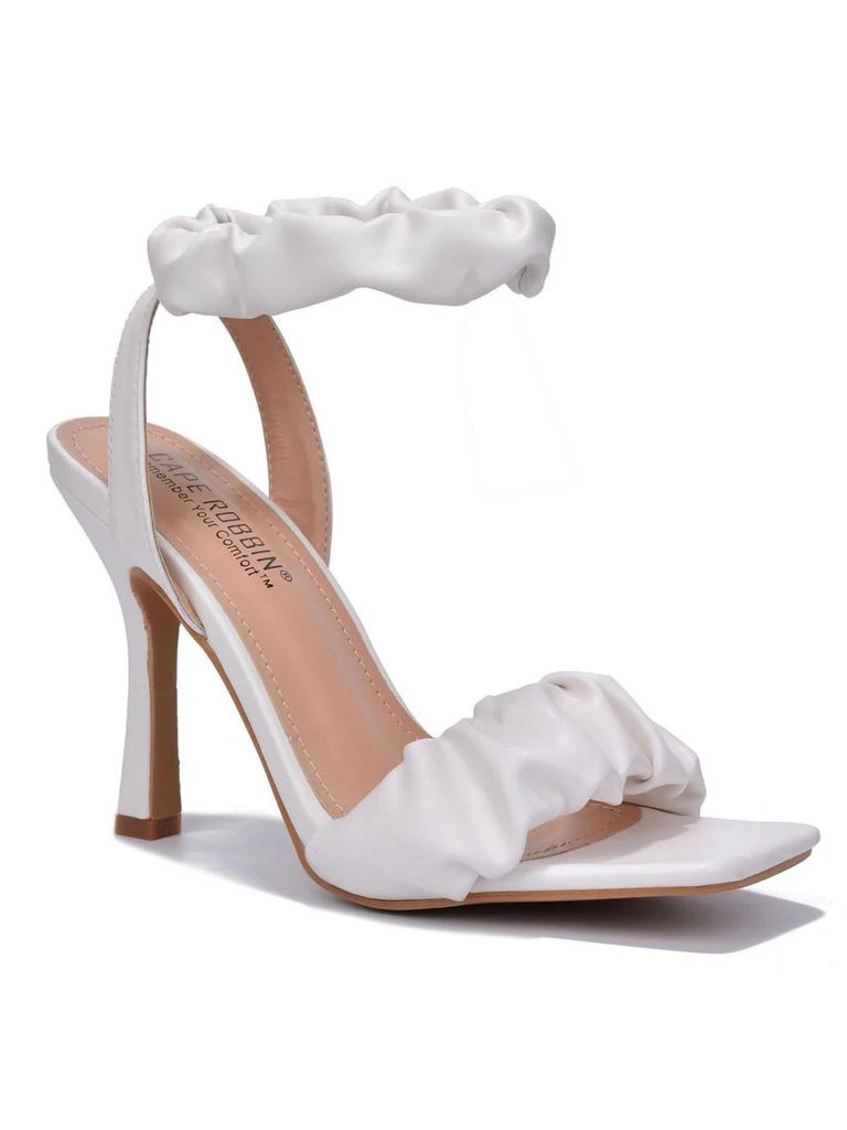 Cape Robbin Opale Womens Faux Leather Dressy Slingback Sandals 4