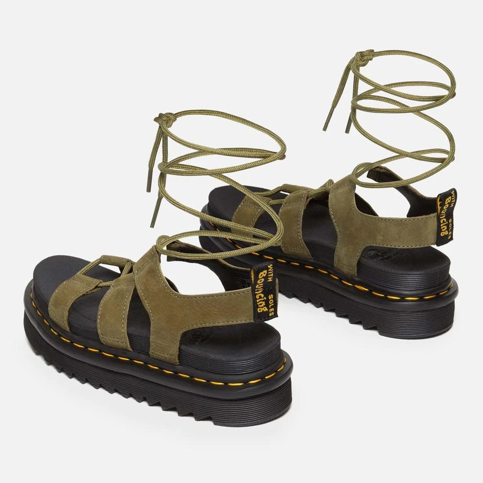 Dr. Martens DR. MARTENS WOMEN'S NARTILLA SUEDE GLADIATOR SANDALS 4