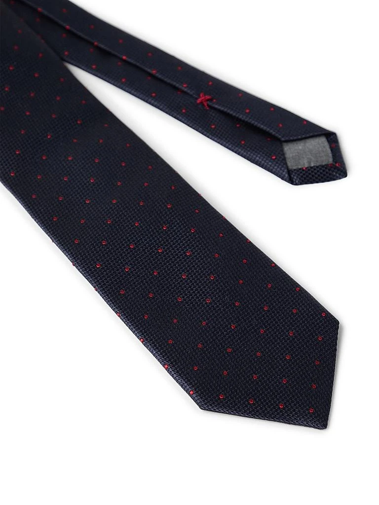 Brunello Cucinelli Spotted Silk Tie 3