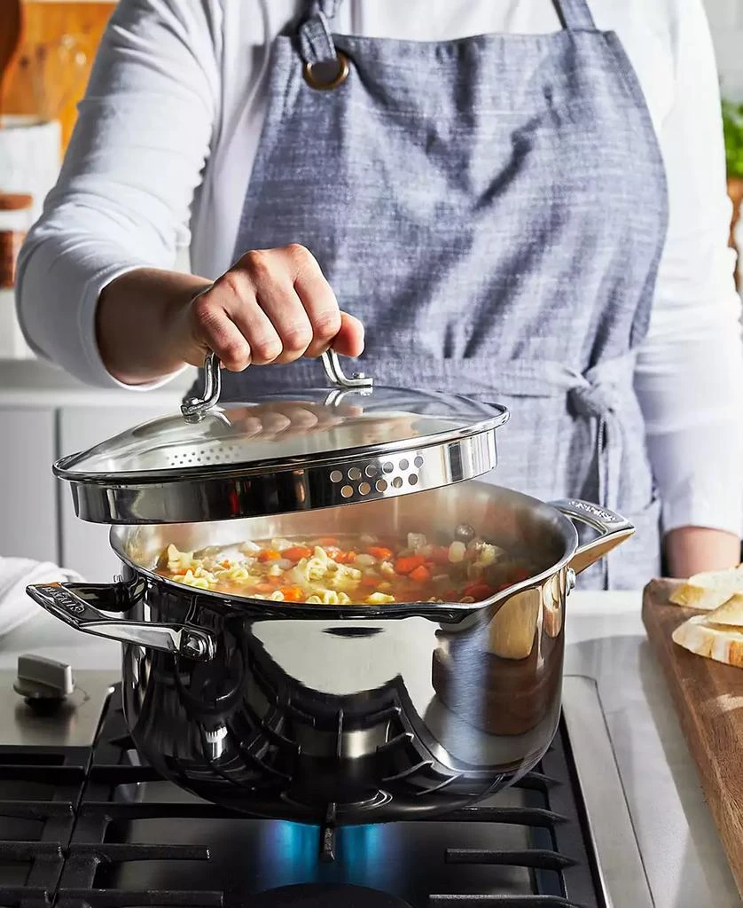 ZWILLING HENCKELS CLAD H3 6 Qt Stainless Steel Dutch Oven with Lid 6