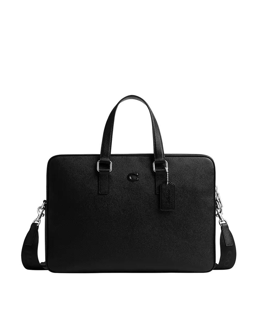 Coach Men
s Caden Brief Crossgrain Leather Bag