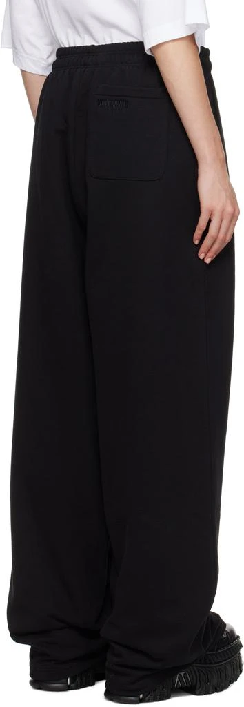 Vetements Black Oval Logo Sweatpants 3