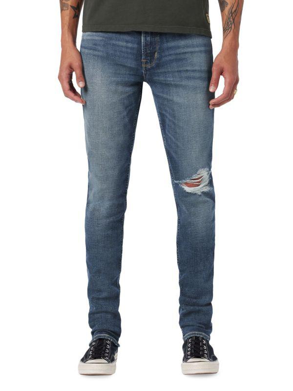 Hudson Zack Skinny Distressed Jeans
