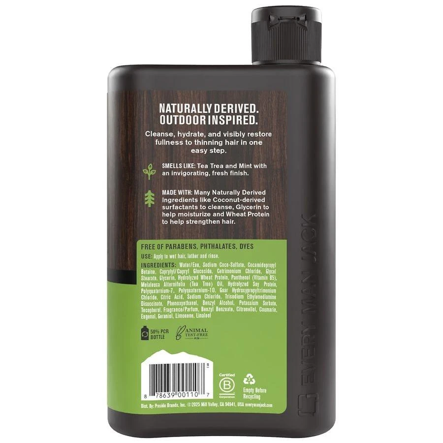 Every Man Jack 2-in-1 Shampoo + Conditioner Tea Tree 3