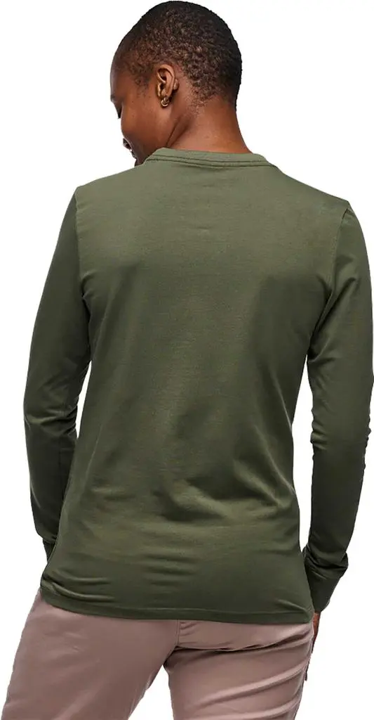 Black Diamond Heritage Wordmark Long Sleeve Tee - Women's 2