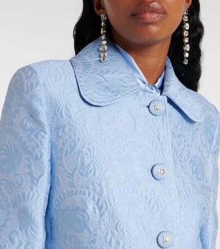 Dolce 
Gabbana Cotton and silk-blend jacquard jacket 4