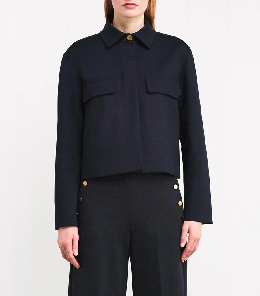 Max Mara Wool-Blend Cropped Jacket 3