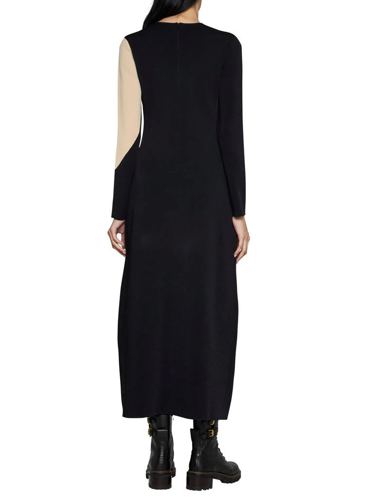 Tory Burch Tory Burch Colour-Block Crewneck Midi Dress 3