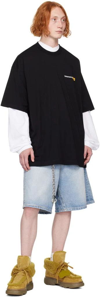 Vetements Black XXX Logo T-Shirt 4