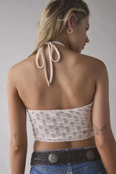 Kimchi Blue Kimchi Blue Mya Y-Neck Halter Crop Top 2