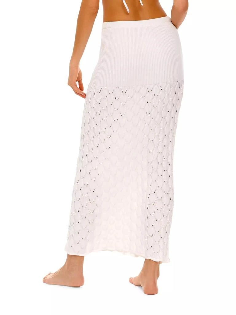 Agua Bendita Theodora Tales Knit Maxi Skirt 6