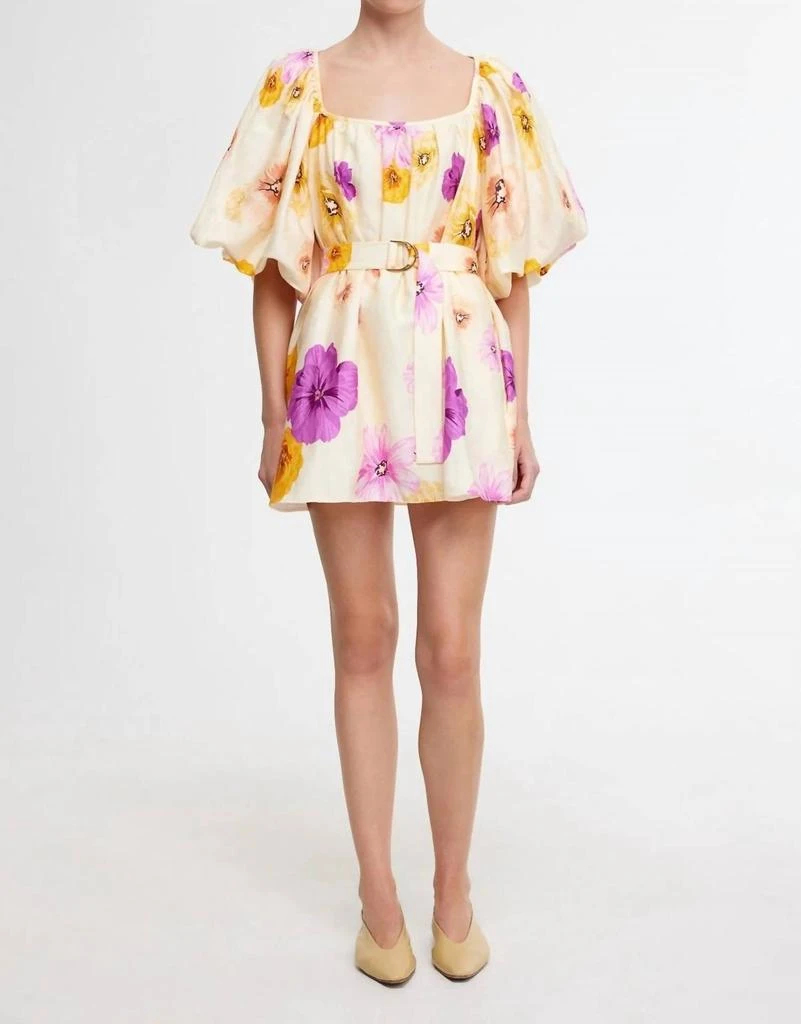 Acler Highgate Mini Dress - Yellow