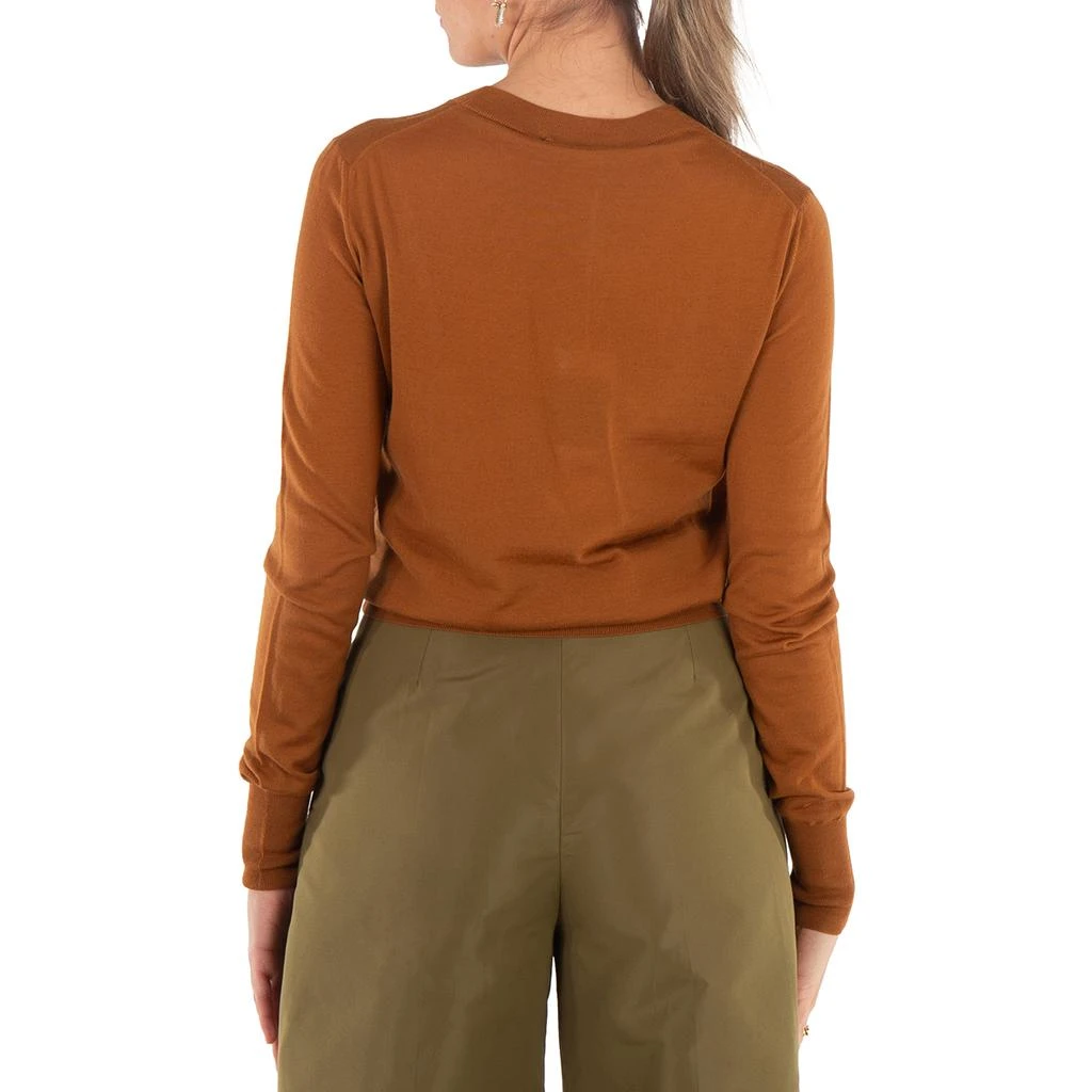 Stella McCartney Open Box - Stella McCartney Ladies Brown Crewneck Jumper, Size X-Small 2