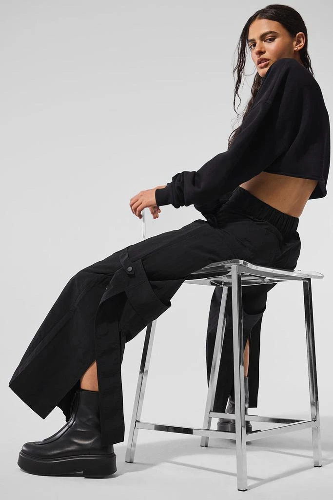 Alo High-Waist Voyager Trouser - Black 4