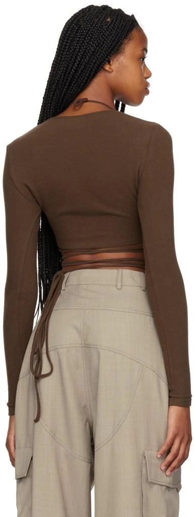 BONBOM Brown Sein Long Sleeve T-Shirt 3