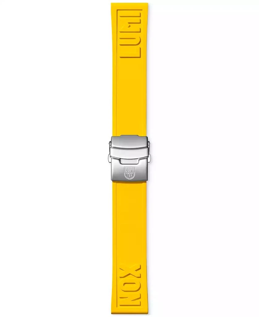 Luminox Interchangeable Yellow Rubber Watch Strap 1