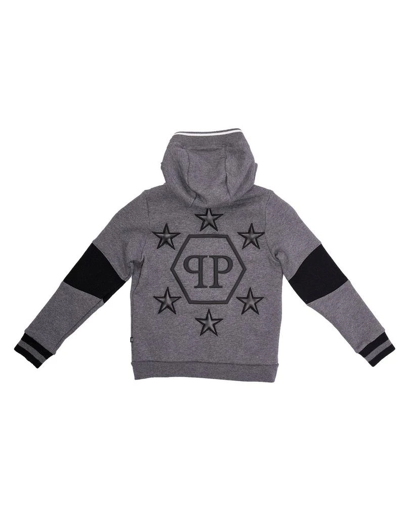 Philipp Plein Philipp Plein Junior Logo Tag Zipped Jacket 2