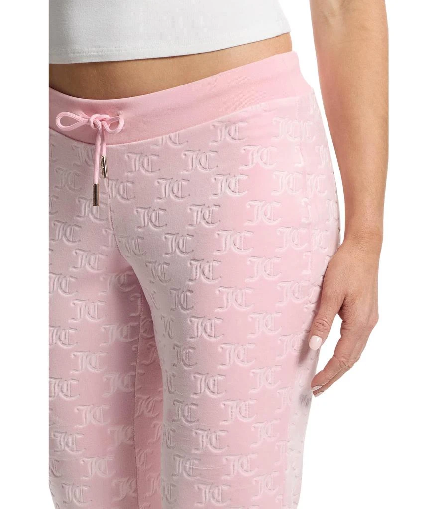 Juicy Couture Embossed Velour Track Pants 4