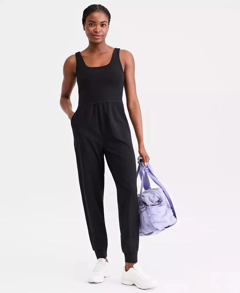 ID Ideology Women's Studio Jogger Jumpsuit, Macy's Exclusive