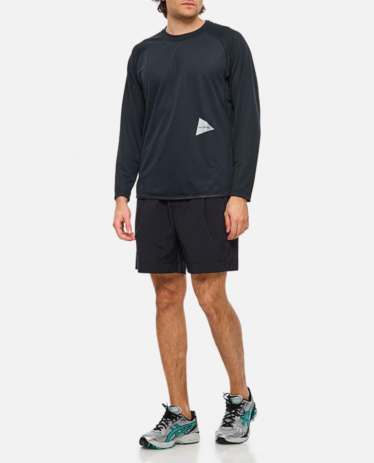 And Wander Long Sleeves Black T-shirt