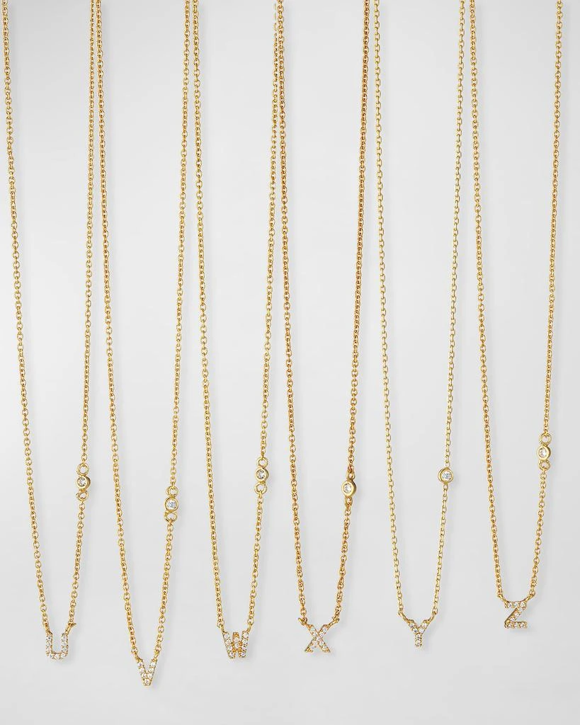 Tai Cubic Zirconia Initial Necklace 4