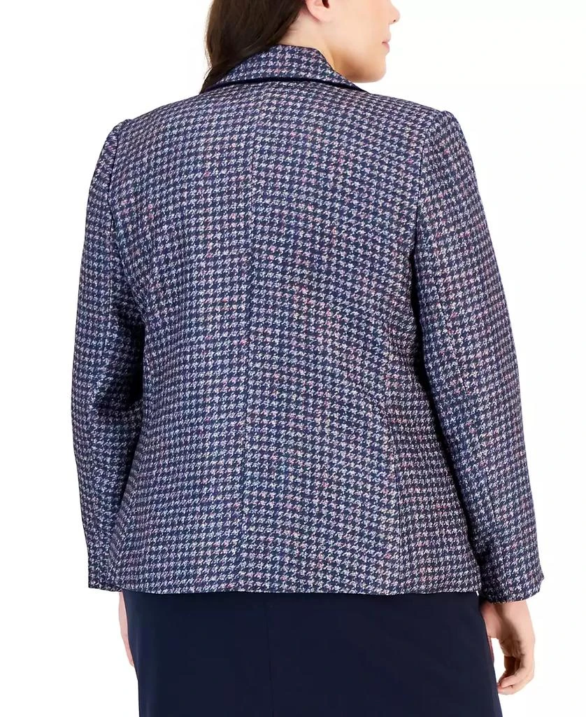 Tahari Plus Size Faux-Double-Breasted Blazer 2