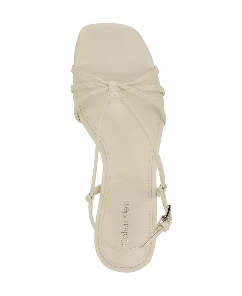Calvin Klein Women's Poeta Kitten Heel Strappy Dress Sandals 4