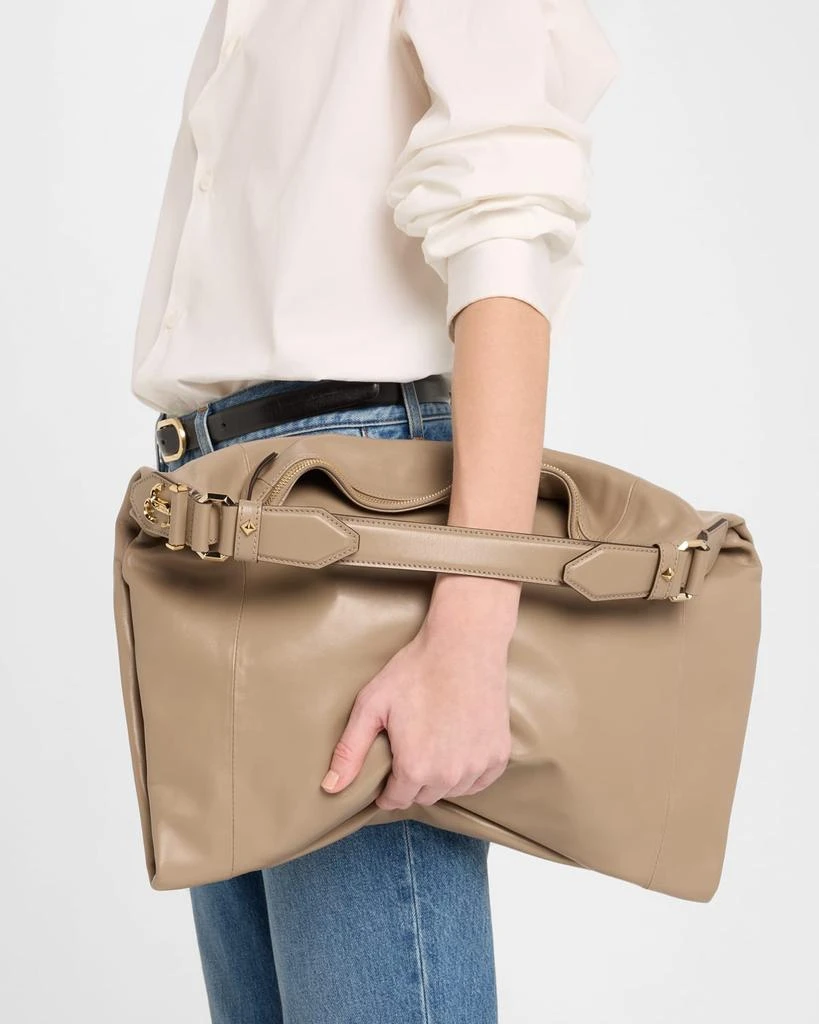 Jimmy Choo Zip Leather Hobo Bag 2