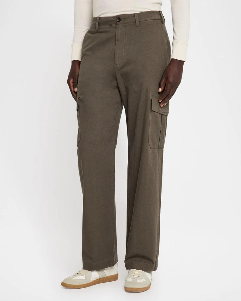 Vince Men's Cotton-Linen Cargo Pants 4