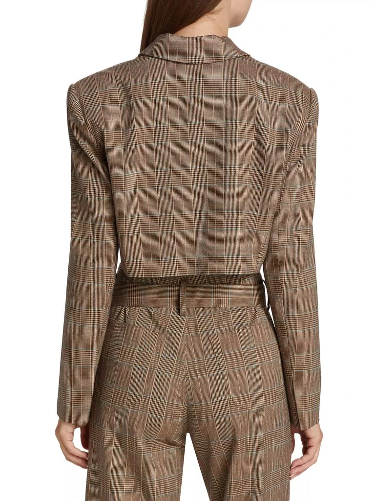the westside Liv Houndstooth Cropped Blazer 5