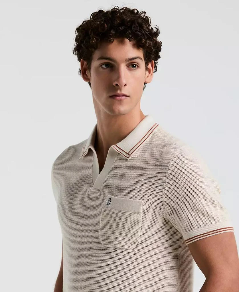 Original Penguin Men's Johnny Collar Sweater Polo Shirt 3