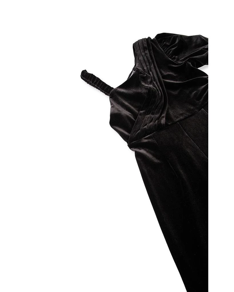 Habitual Girls' Asymmetric Velour Knit Jumpsuit - Big Kid 3