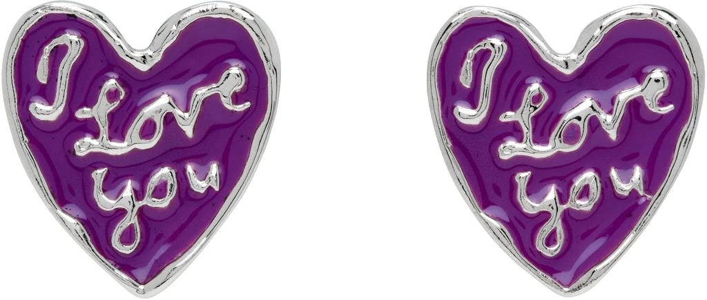 CHOPOVA LOWENA Silver Lovers Earrings 1