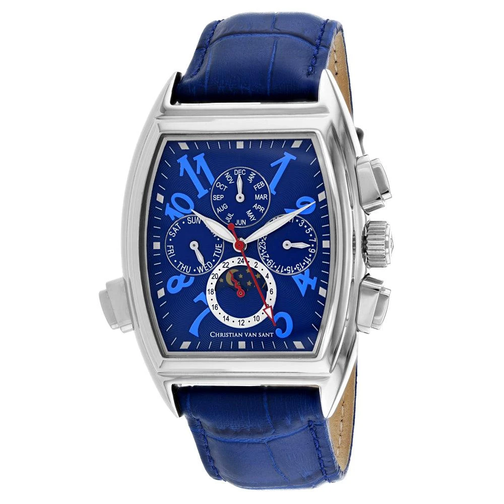 Christian Van Sant Men's Grandeur Blue Dial Watch 1