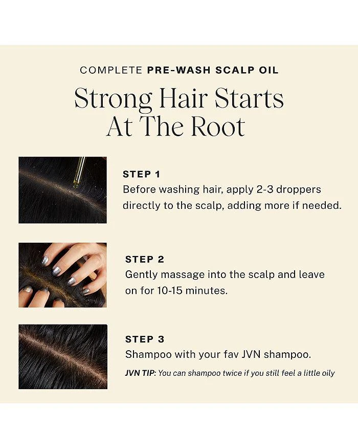 JVN Complete Pre Wash Scalp Oil 1.7 oz. 11
