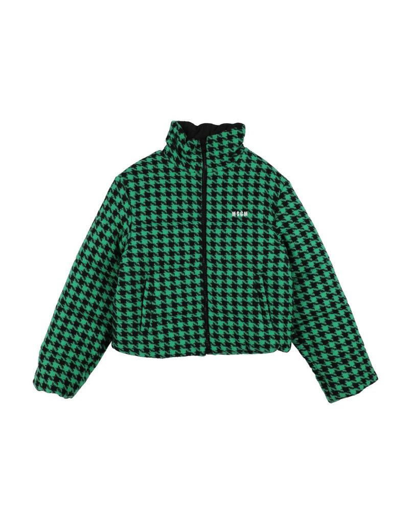 MSGM MSGM Houndstooth-Pattern Long Sleeved Buttoned Coat