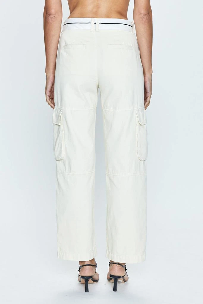 Pistola Denim Addie High Rise Trouser - Eggshell 4
