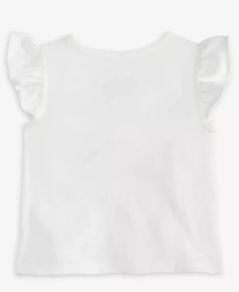 First Impressions Baby Girls Kitty Mermaid Graphic Flutter-Sleeve Top, Exclusively at Macy's 2
