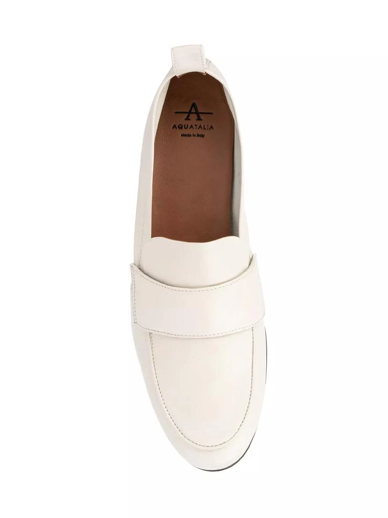 Aquatalia Shivani Nappa Leather Loafers 4