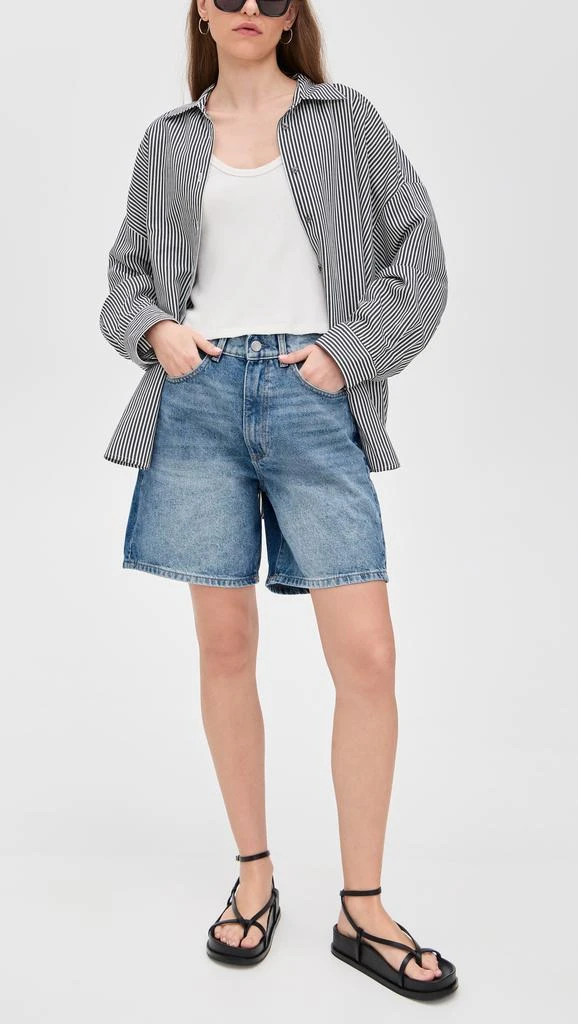 DL1961 Taylor Ultra High Rise Denim Shorts 4