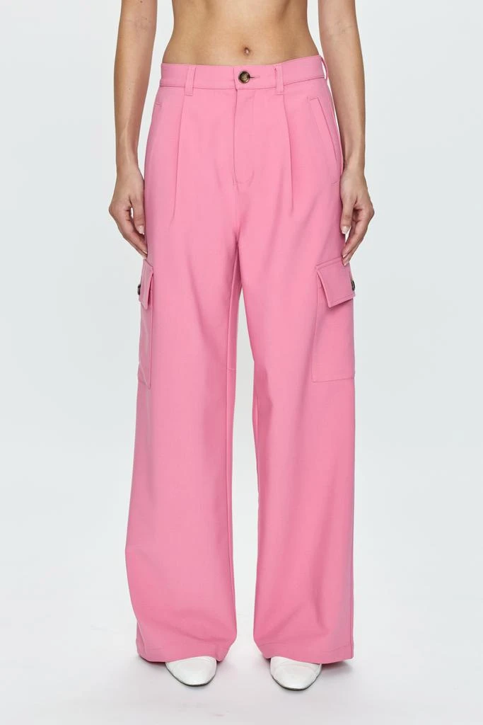 Pistola Denim Brynn High Rise Relaxed Cargo Trouser  - Pink Cosmos 2