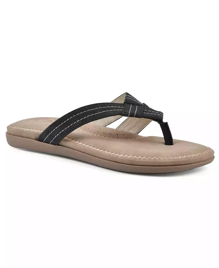 White Mountain Women's Fateful Thong Sandal 1