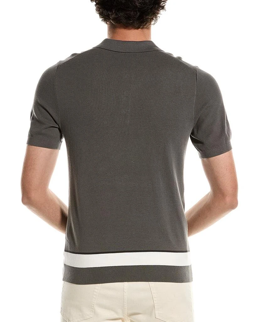 REISS Bello Striped Polo T-Shirt 2