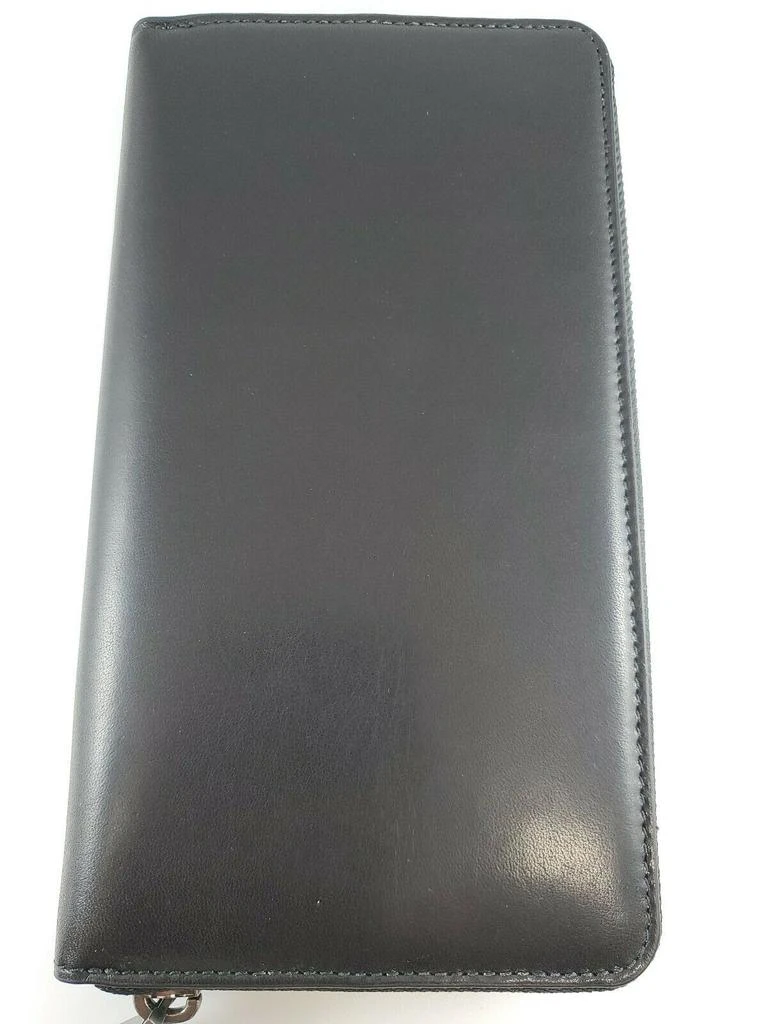 Bally Tallen Men's 6218189 Black Leather Zippered Long Wallet 3