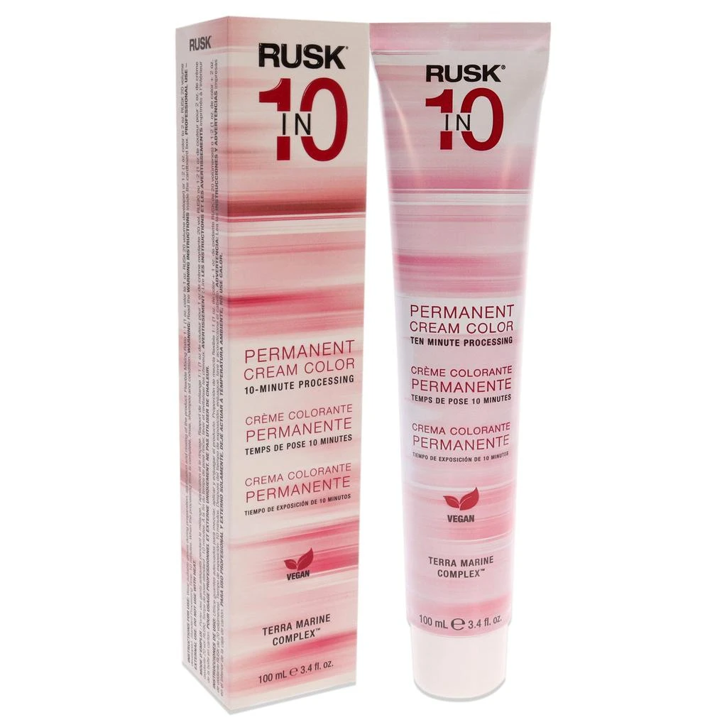 Rusk Permanent Cream Color In10 - 7NN Medium Intense Natural Blonde by  for Unisex - 3.4 oz Hair Color 3