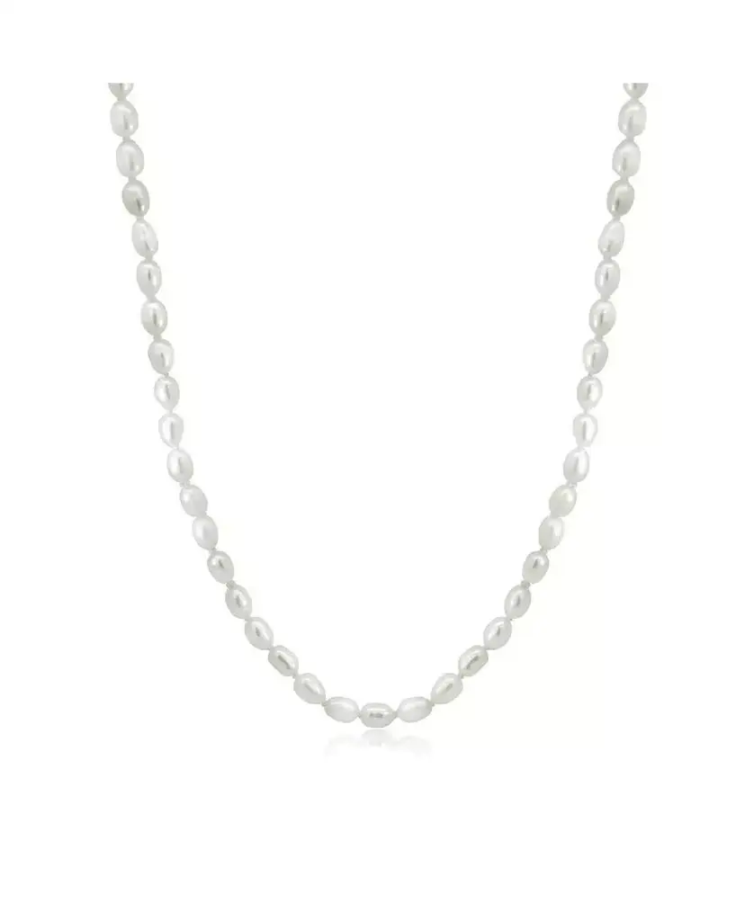 The Lovery Coastal Pearl Necklace Sterling Silver