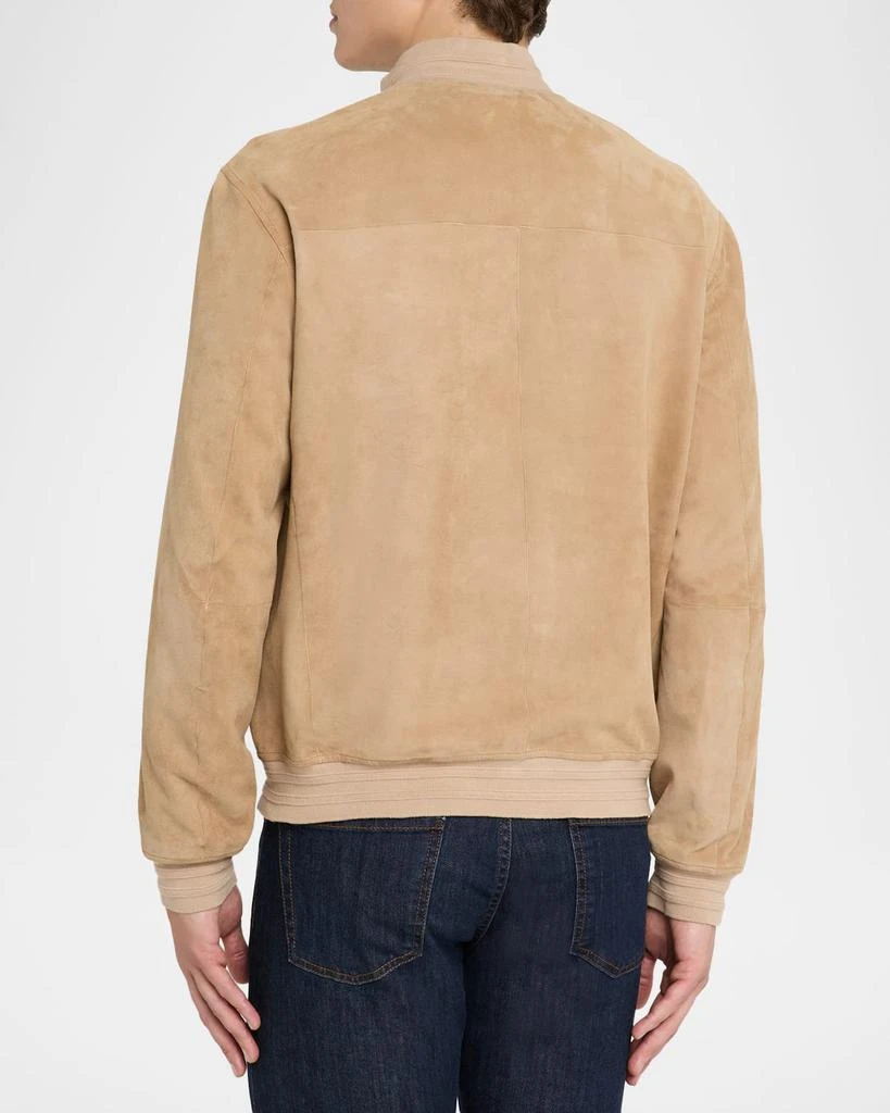 Canali Men's Suede Full-Zip Blouson 3